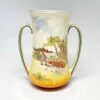 Royal Doulton Two Handle Vase Rustic England
