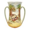 Royal Doulton Two Handle Vase Rustic England