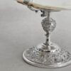 Silver Plated And Mother Of Pearl Cherub Comport
