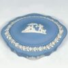 Wedgwood Jasperware Light Blue Cherub With Dog Classic Trinket