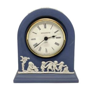 Wedgwood Dark Blue Jasperware Clock