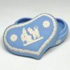 Wedgwood Jasperware Heart Shaped Angel Trinket