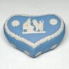 Wedgwood Jasperware Heart Shaped Angel Trinket