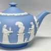 Wedgwood Light Blue Jasper Maidens Tea Pot