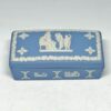 Wedgwood Light Blue Jasperware Maiden Angel Trinket Box