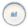 Wedgwood White and  Blue Jasper Ware Plate Musicians