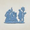 Wedgwood White and  Blue Jasper Ware Plate Musicians