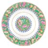 Chinese Rose Medallion Plate Canton Period  19th