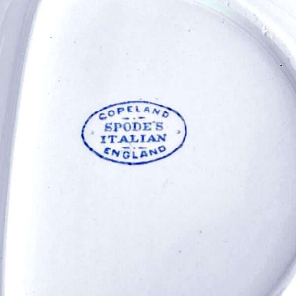 Copeland-spode-blue-Italian-two-compartment-vegetable-bowl-6 Copeland Spode Blue Italian Small Lidded Vegetable Bowl