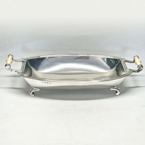 Hallmarked Silver Art Deco Birmingham Fruit Bowl 1948