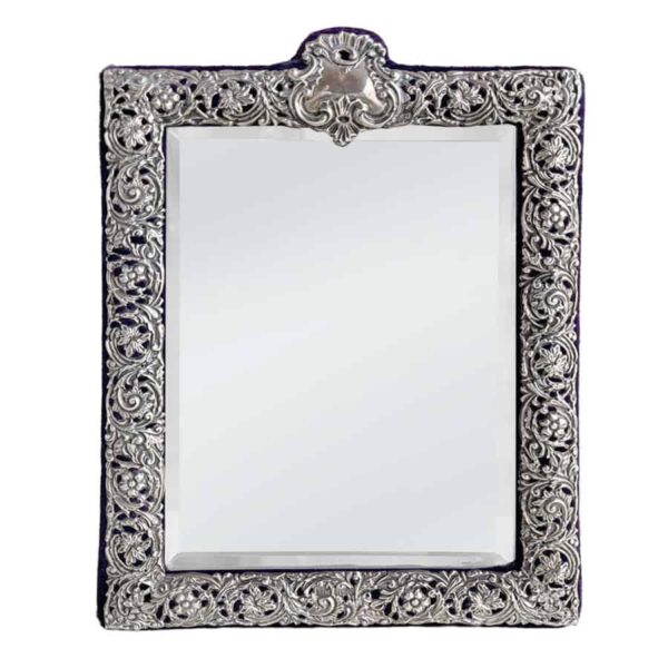 Hallmarked Silver Table Mirror Birmingham 1903