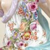Meissen Figurine Of A Lady Holding A String Of Flowers