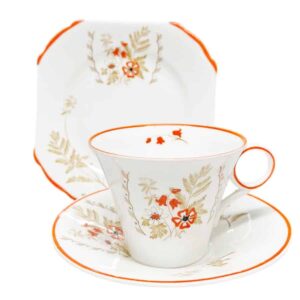 Shelley Art Deco Tea Trio WS060D