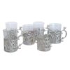Hallmarked Silver Shot Glass Set Chester 1909
