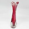 Murano Red Glass Bud Vase