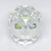 Swarovski Owl Green Eyes Small