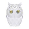 Swarovski Owl Green Eyes Small