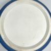 Wedgwood Cobalt Blue Jasperware Silver Plated Rim Maidens Bowl