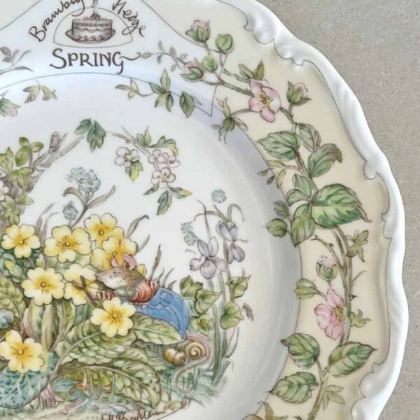 Brambly Hedge Royal Doulton Spring Plate