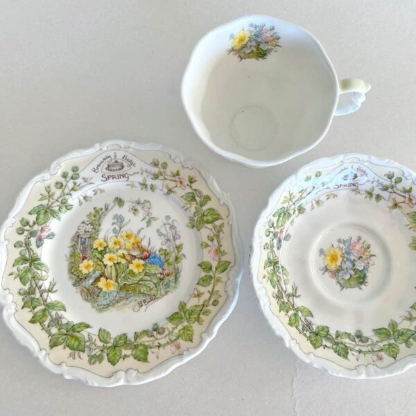 Brambly Hedge Spring Trio  By Royal Doulton