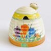 Clarice Cliff Spring Crocus Beehive Honey Pot
