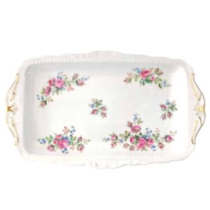 Royal Albert Moss Rose Sandwich Plate