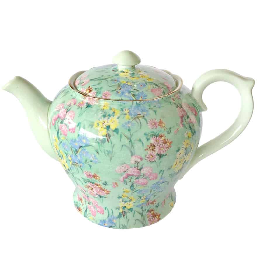 Shelley Melody Chintz Tea Pot Clyde on 4th Antiques & Collectables