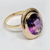 14ct Gold Amethyst Ring