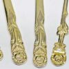 Braber Gold Plated Rose Royal Albert Cutlery Canteen