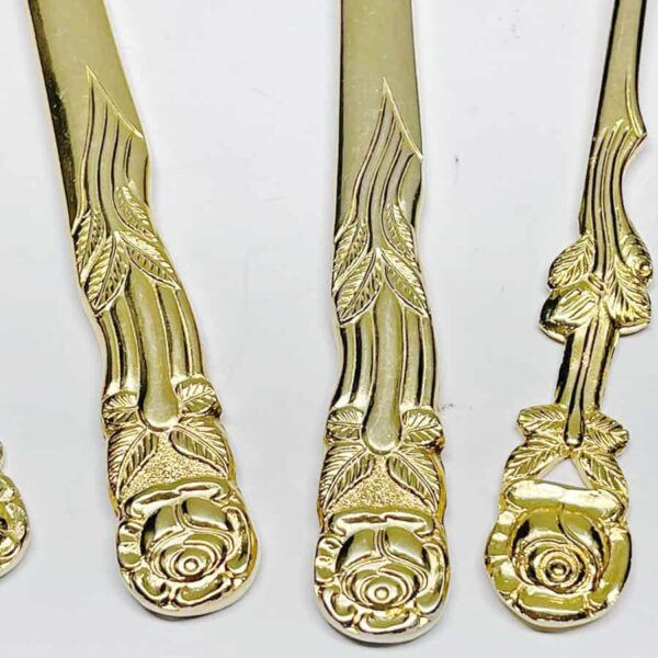 Braber Gold Plated Rose Royal Albert Cutlery Canteen