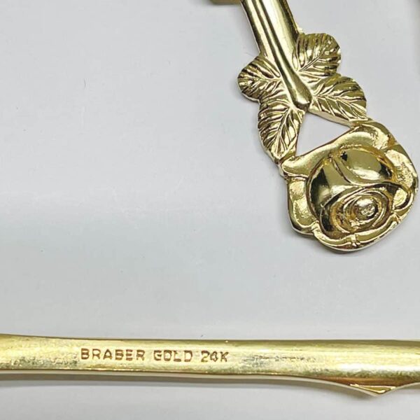 Braber Gold Plated Rose Royal Albert Cutlery Canteen