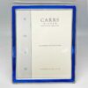 Carrs Hallmarked Sheffield Silver And Blue Enamel Picture Frame 20th