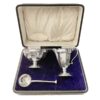 Hallmarked  Silver Boxed Cream Sugar Set  Birmingham  1926