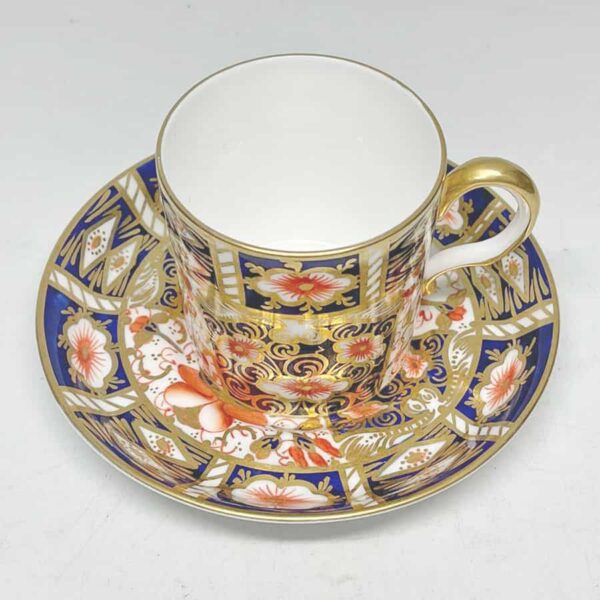 Royal Crown Derby Imari Demitasse Duo Can