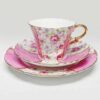 Royal Standard Pink Floral Banded 21 Piece Tea Set