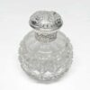Silver  Cut Glass Perfume Bottle London 1917 William Comyns