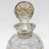 Silver  Cut Glass Perfume Bottle London 1917 William Comyns