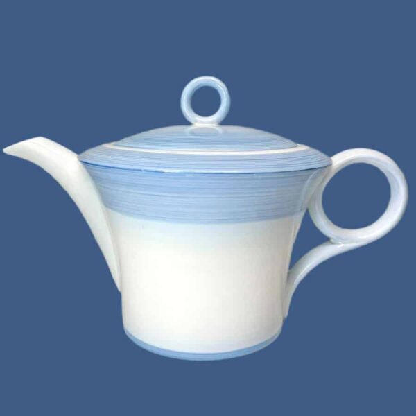 Art-deco-blue-swirls-pattern-tea-pot-1 Art Deco Shelley Blue Swirls Pattern Tea Pot