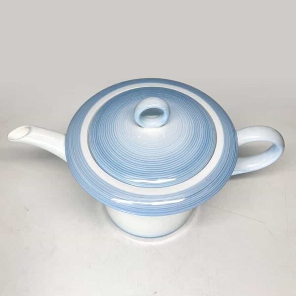 Art-deco-blue-swirls-pattern-tea-pot-3 Art Deco Shelley Blue Swirls Pattern Tea Pot
