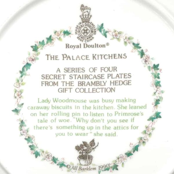 Brambly Hedge Royal Doulton The Palace Kitchens Plate