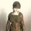 Demetre H Chiparus Friends Forever a Patinated and Cold Painted Bronze circa 1928
