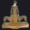 Demetre H Chiparus Friends Forever a Patinated and Cold Painted Bronze circa 1928