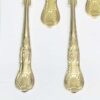 Eetrite Kings Pattern 24ct Gold Plated Royal Albert Cake Fork Set Kings Pattern