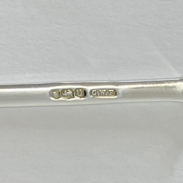 Hallmarked Silver Coffee Spoons Sheffield 1912