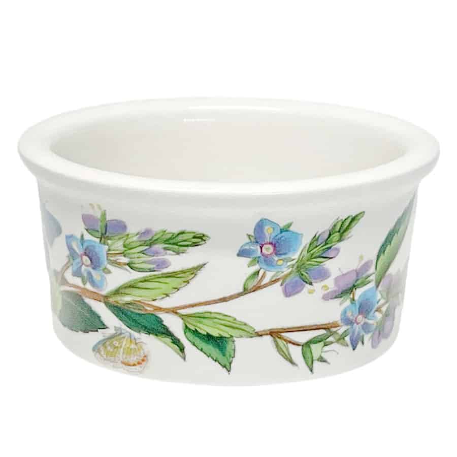 Portmeirion Botanic Garden Ramekin Butterfly Blue Floral Clyde on 4th
