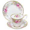 Royal Albert Autumn Roses Malvern Tea Trio