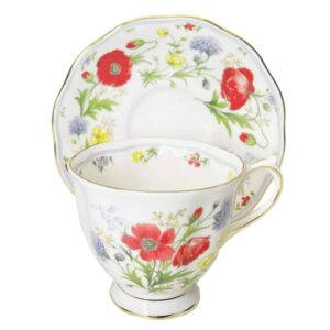 Royal Albert Country Bouquet Collection Autumn's Hope Tea Duo