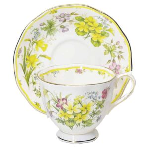 Royal Albert Country Bouquet Collection Warm Sunrise Tea Duo