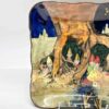 Royal Doulton Gnomes Munchkins Scalloped Square  Bowl D4497
