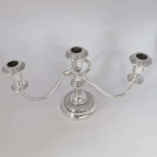 Three-Arm-Silver-Candlestick-2 Three Arm Silver Candlestick